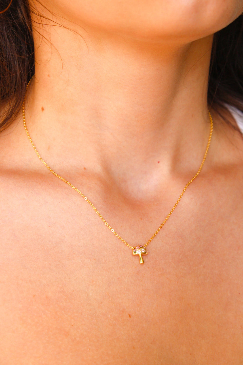 Chunky Mushroom Necklace