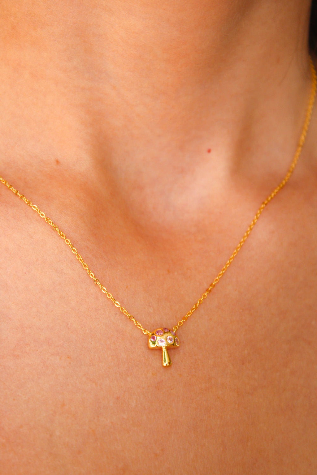 Chunky Mushroom Necklace