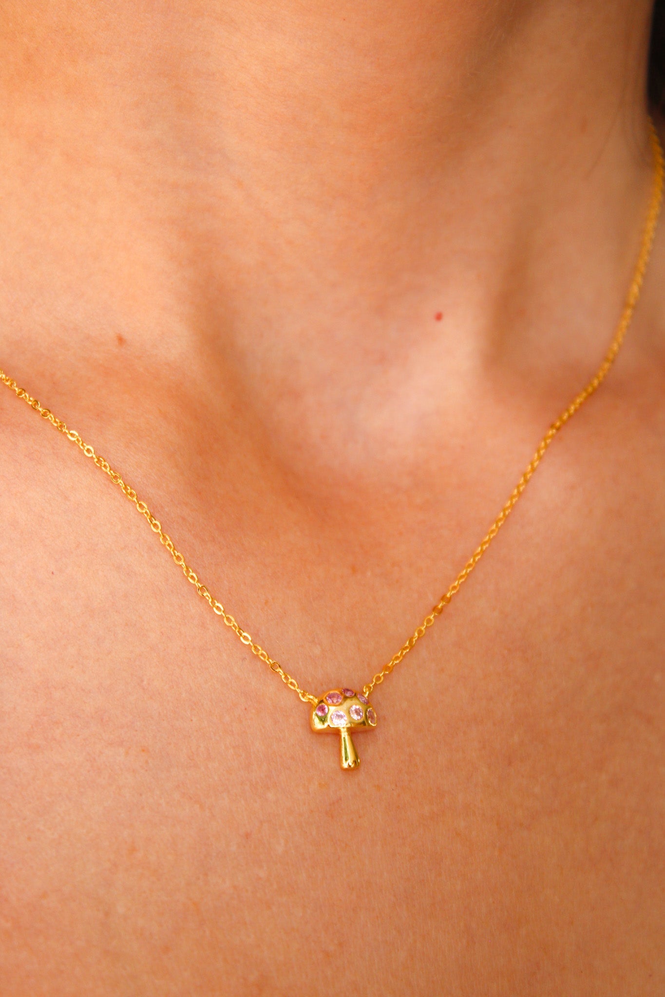 Chunky Mushroom Necklace