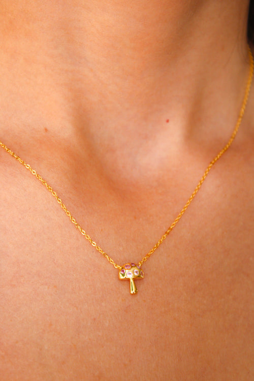 Chunky Mushroom Necklace