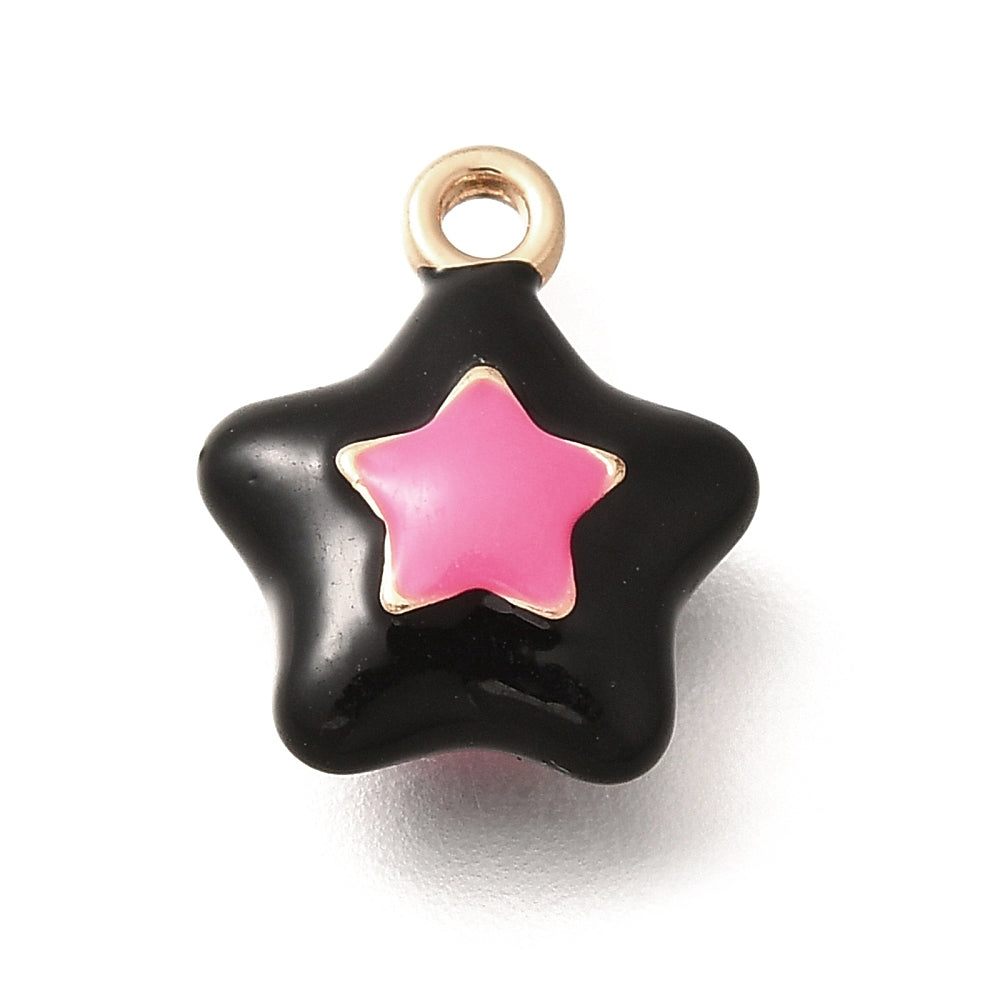 Black and Pink Star