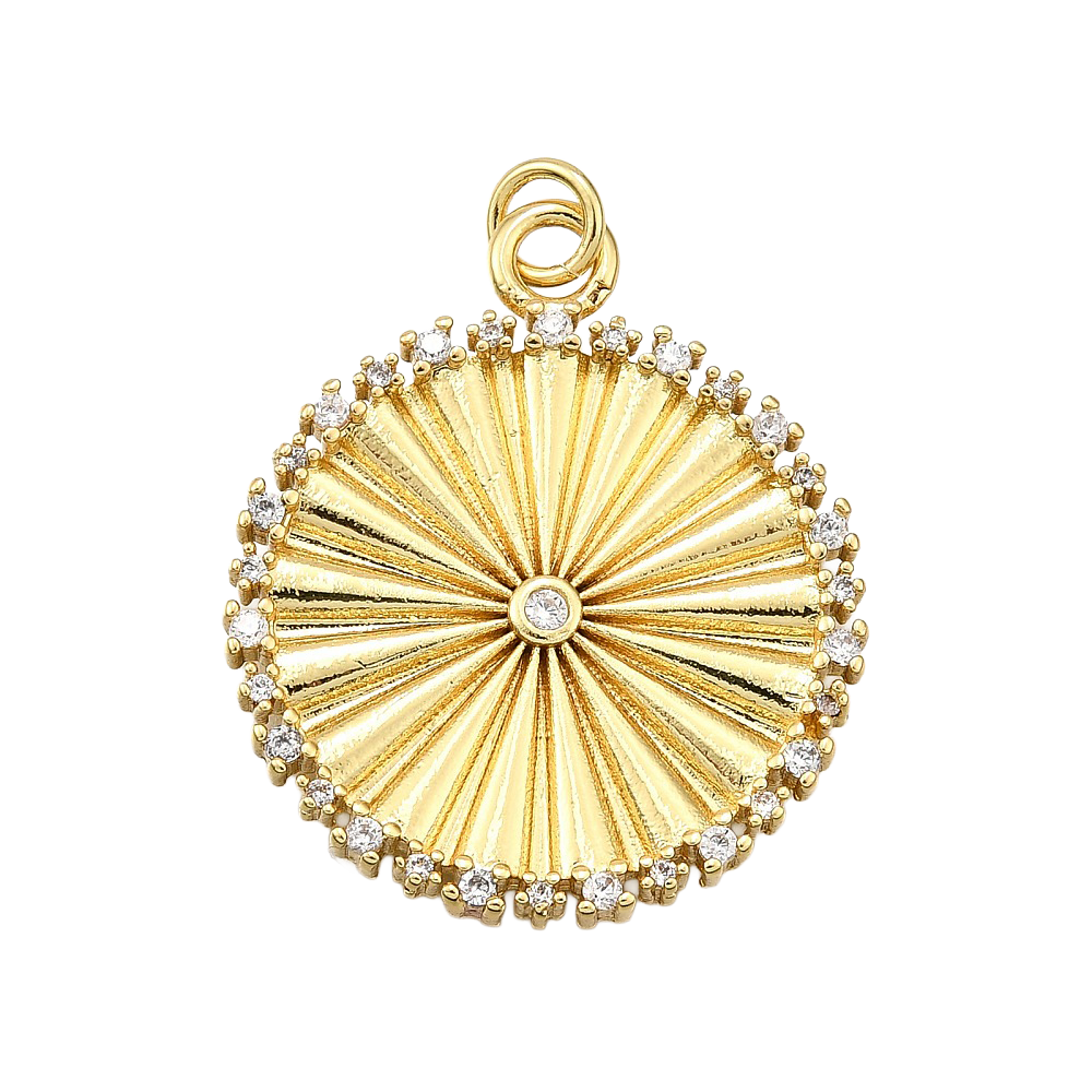 Gold Circle Pendant