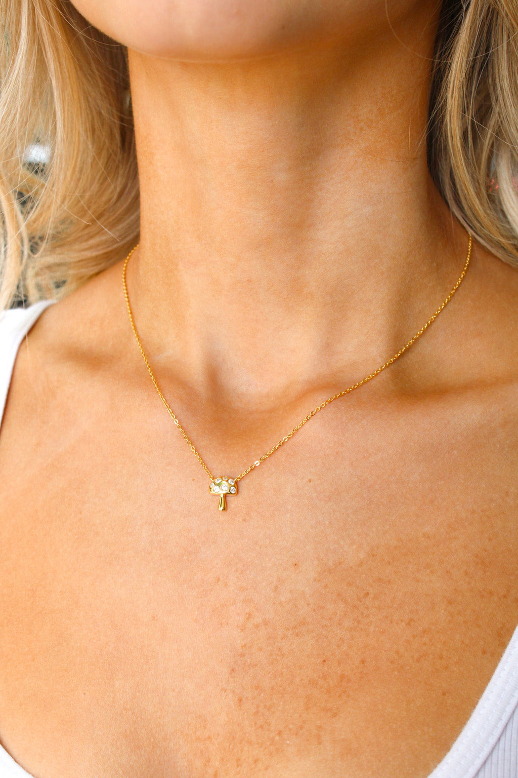 Chunky Mushroom Necklace