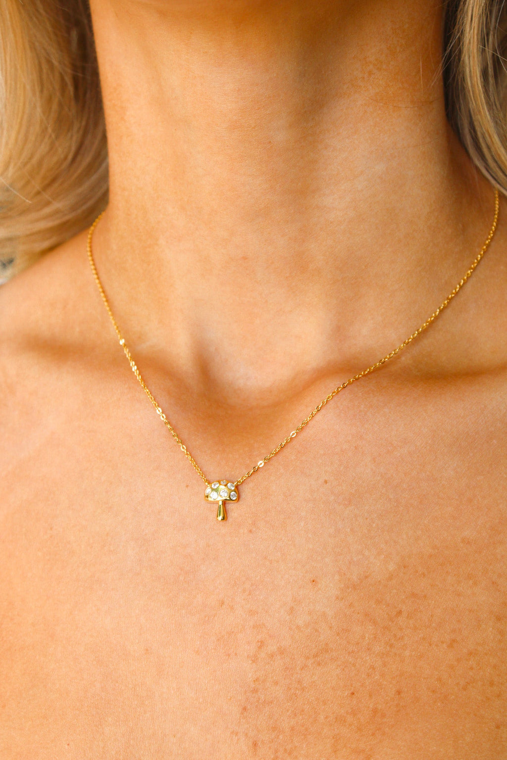 Chunky Mushroom Necklace