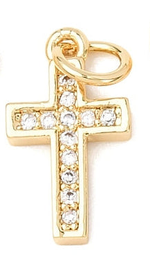 CZ Gold Cross