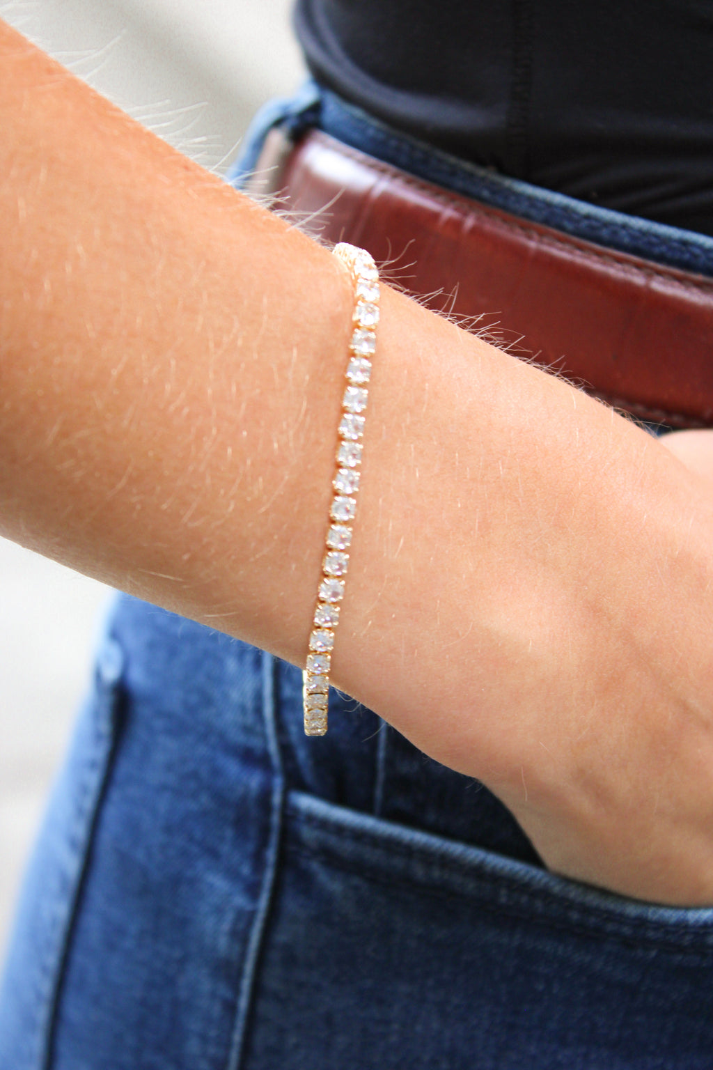 Venetian CZ Tennis Bracelet