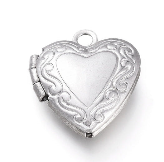 Silver Heart Locket