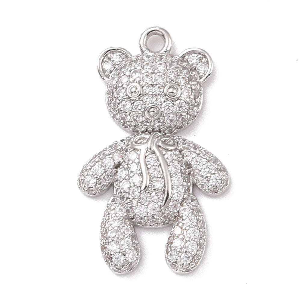 Silver Teddy Bear